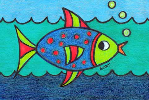 fish drawing Archives - BZTAT Studios - Colorful and contemporary 