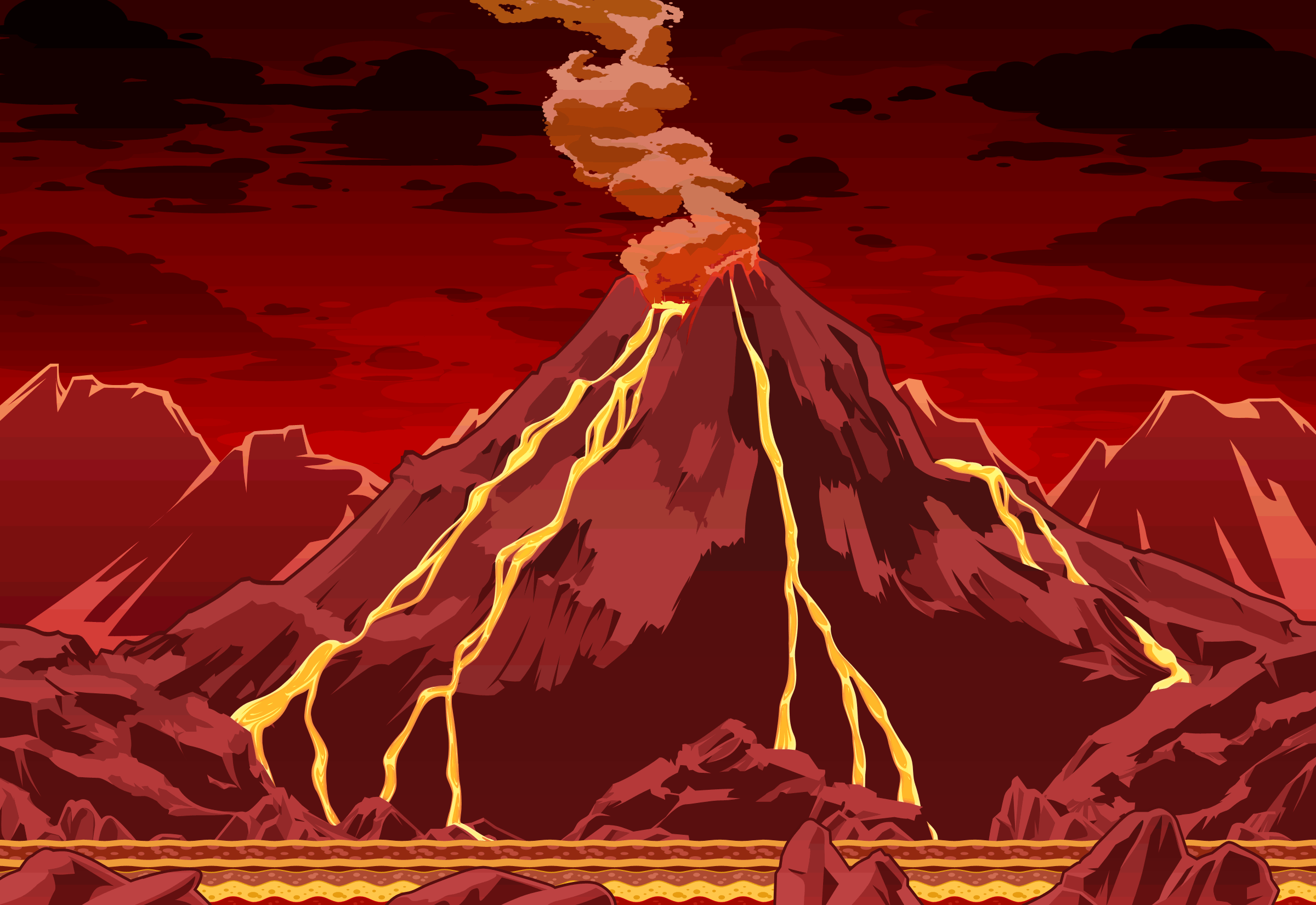 animated volcano formation gif - Clip Art Library