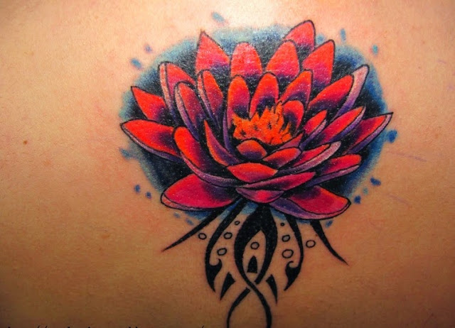 1. Rose and Lily Tattoo Designs - wide 1