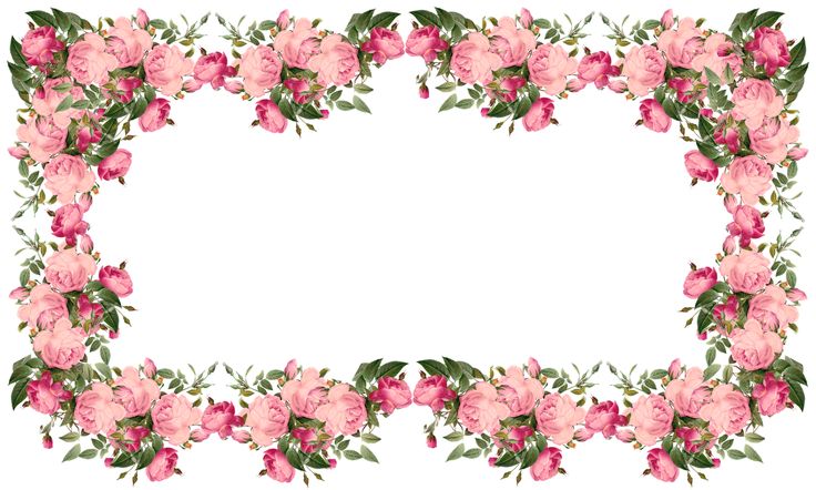 Vintage Pink | free vintage roses frames and border png – Vintage 