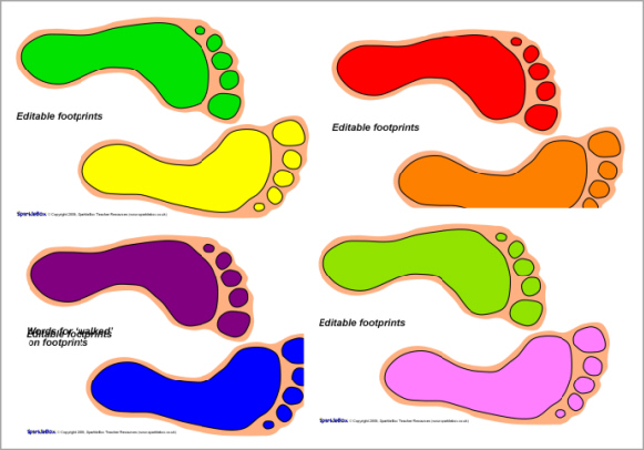 Free Coloured Footprints, Download Free Coloured Footprints png images