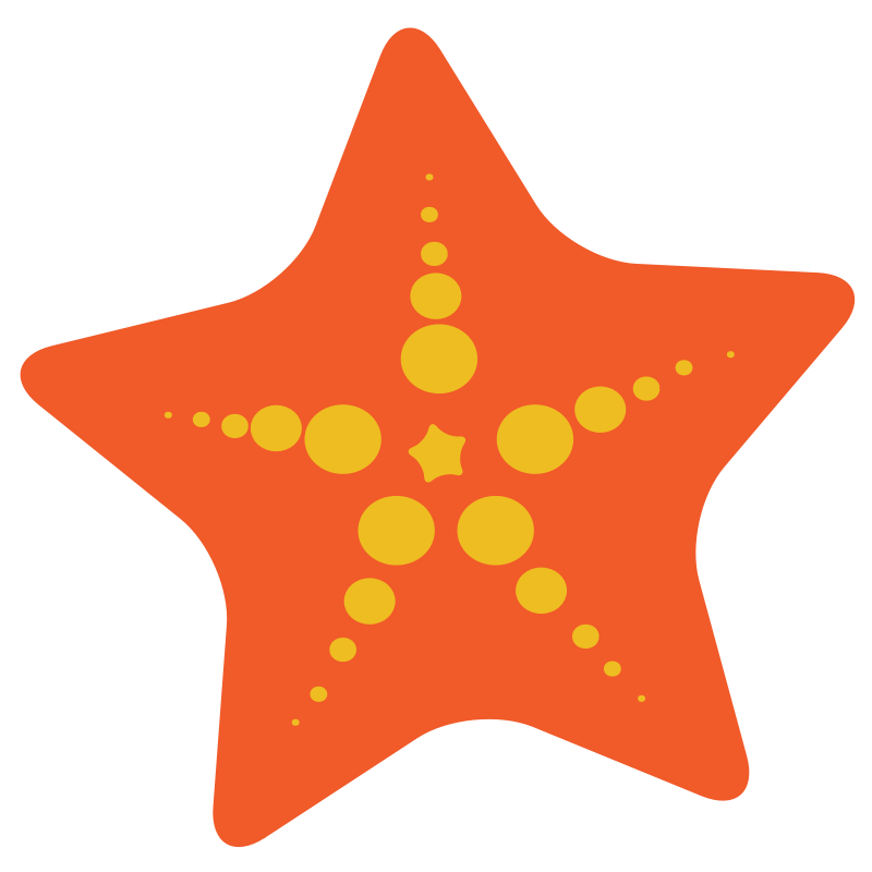 Clipart - Starfish