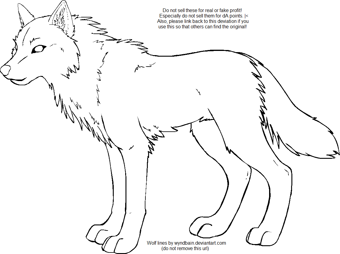 Wolf Maker Lines by Wyndbain on Clipart library