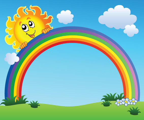 cartoon sun and clouds - Clip Art Library