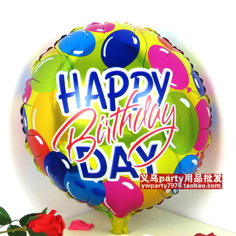  Buy new arrival round balloons with happy 