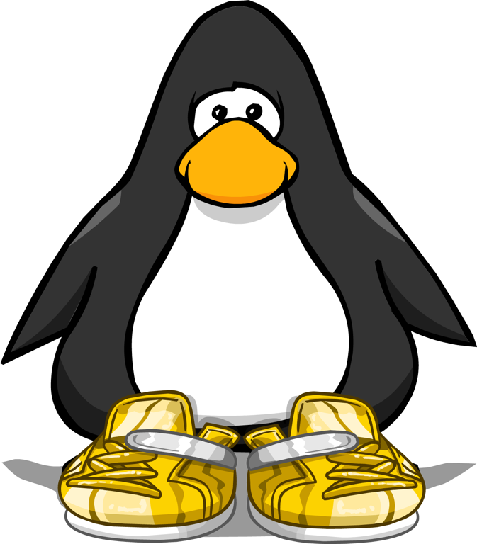 Image - Gold Sneakers PC.png - Club Penguin Wiki - The free 