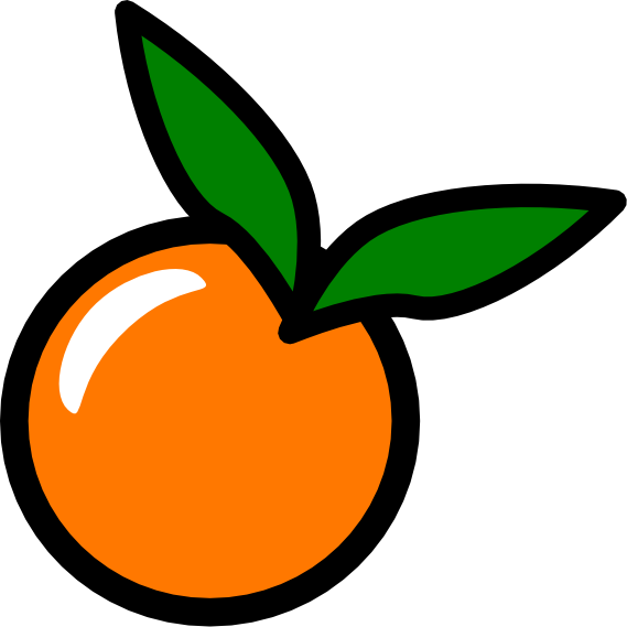 Pix For  Oranges Clipart