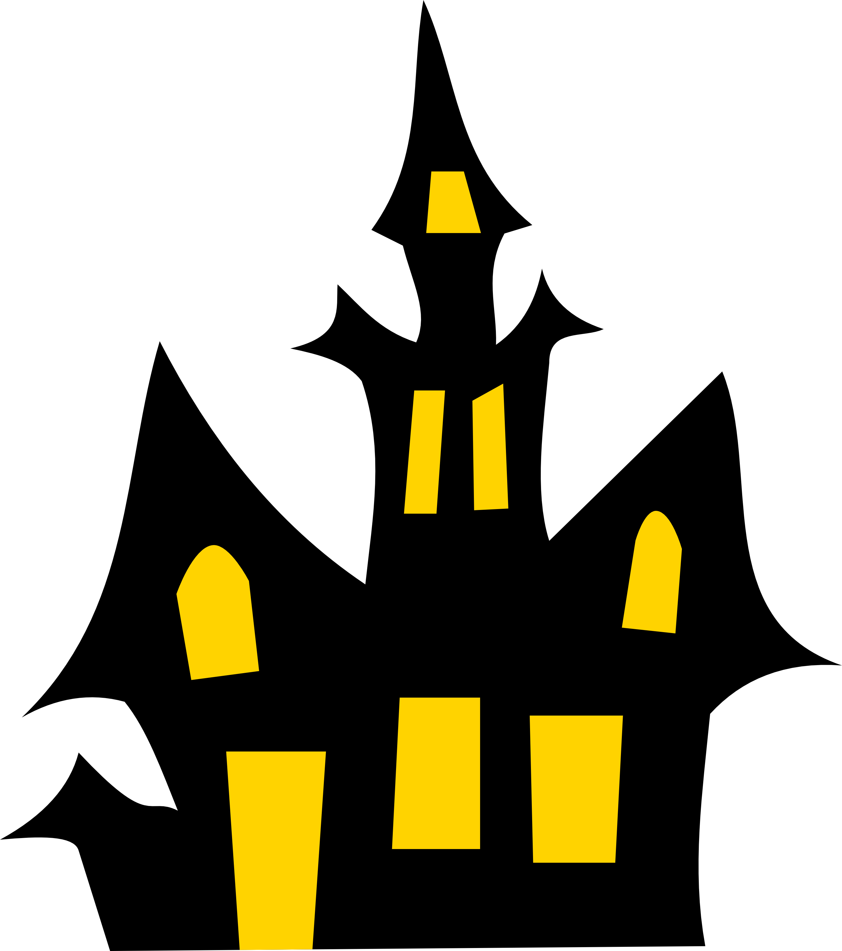 Cute Haunted House Clipart | Clipart library - Free Clipart Images