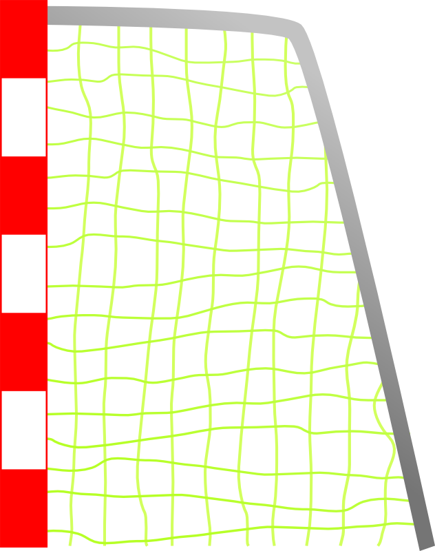 Clipart - Indoor soccer goal