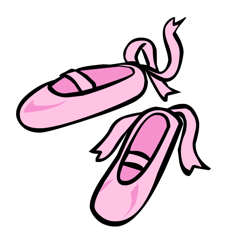 Cartoon Ballet Shoes - Clipart library