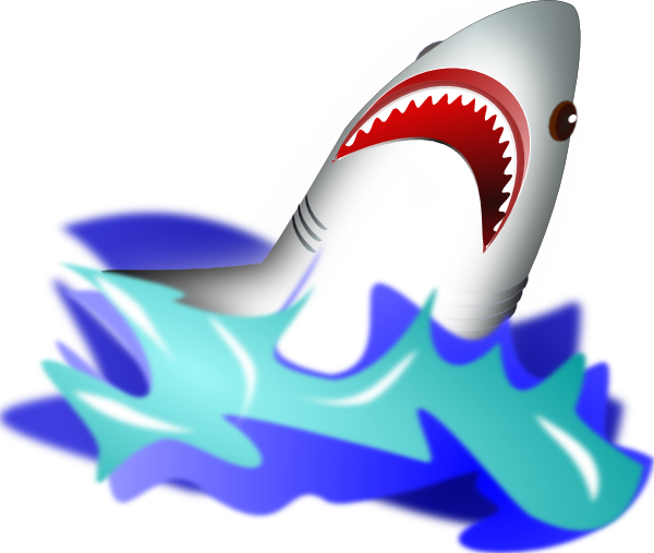 Shark clip art - vector clip art online, royalty free  public domain