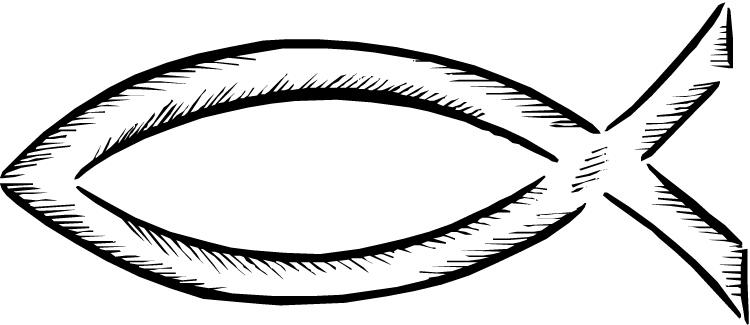 Christian Fish Symbol Clipart - Clipart library