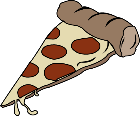 Free Clip-Art: Food ? Junk Food ? Slice of pepperoni pizza