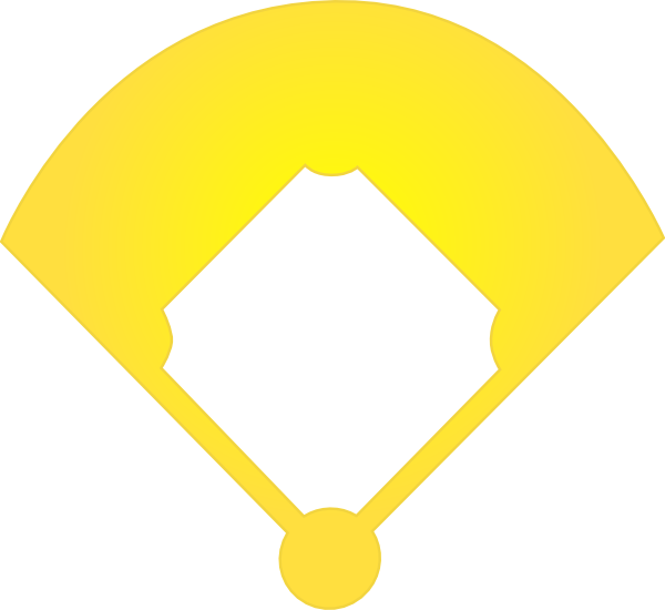 Baseball Infield clip art - vector clip art online, royalty free 