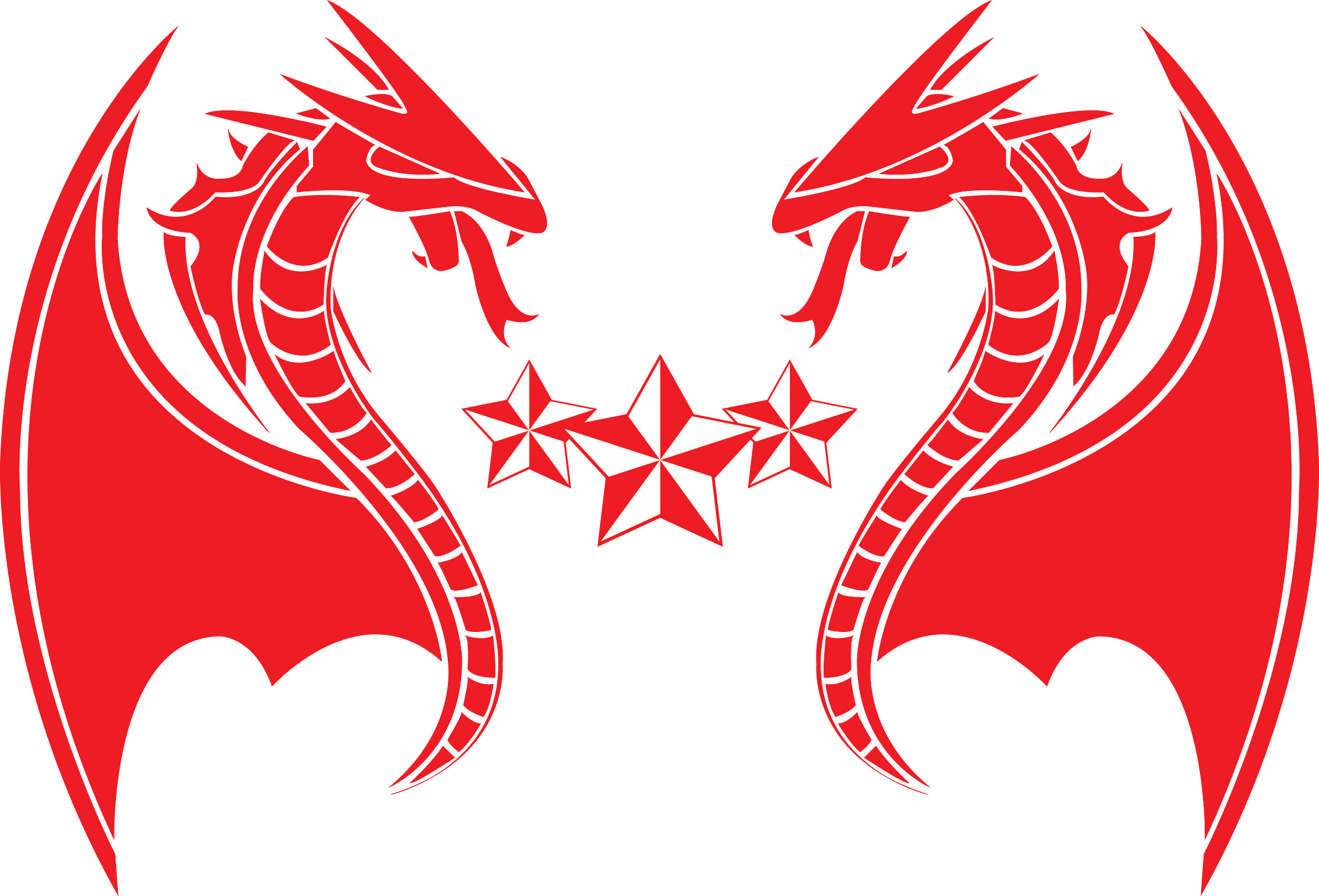 Dragon Red Free Vector 