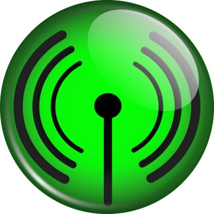 Download Glassy Wifi Symbol clip art Vector Free