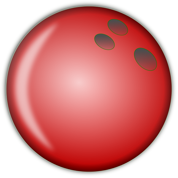 Bowling Ball Large Red Clip Art Download