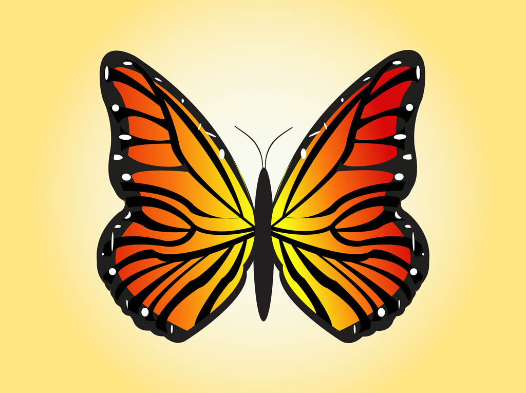 free vector clipart butterfly - photo #21