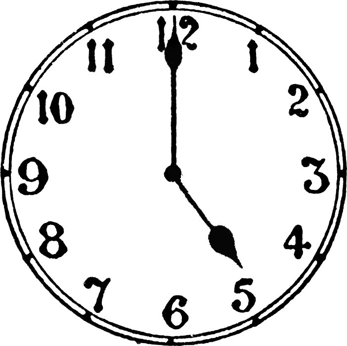 Clock-5PM