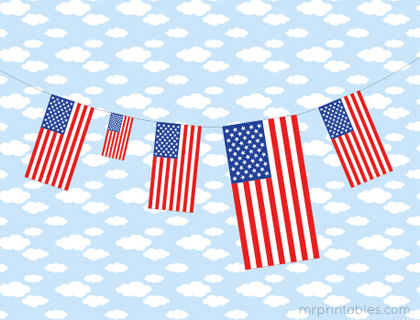 Printable American Flag | Mr Printables