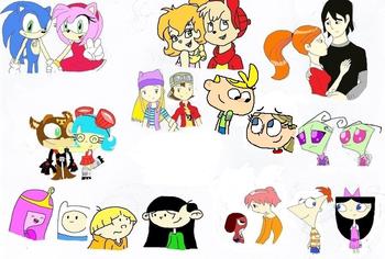 most iconic cartoon couples - Clip Art Library