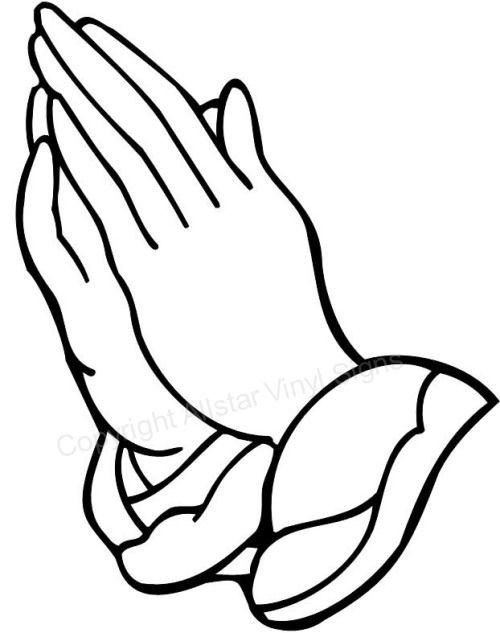 Praying Hands Line Drawing images  pictures - NearPics