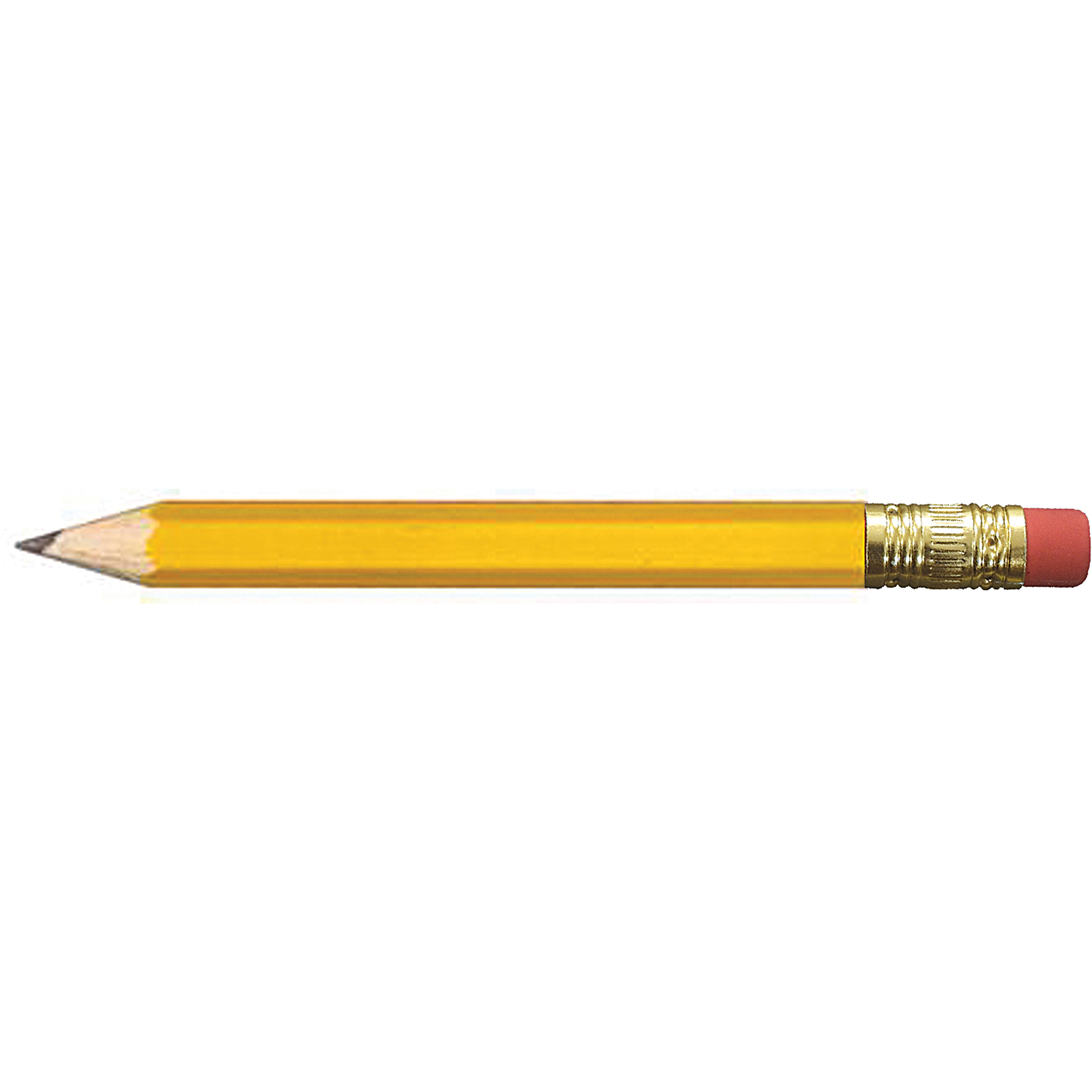 Hex Golf Pencils with Erasers | Custom Pencils | 0.13 Ea.