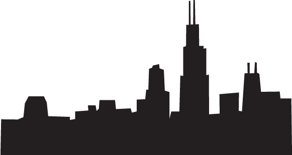 Office on Clipart library | Chicago Skyline, Chicago and Silhouette