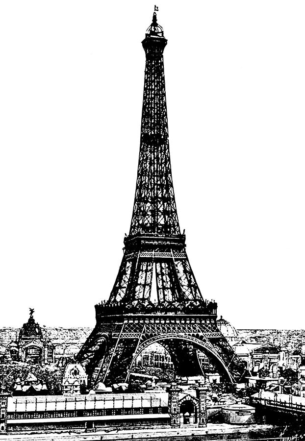 France Eiffel Tower Drawing - Gallery