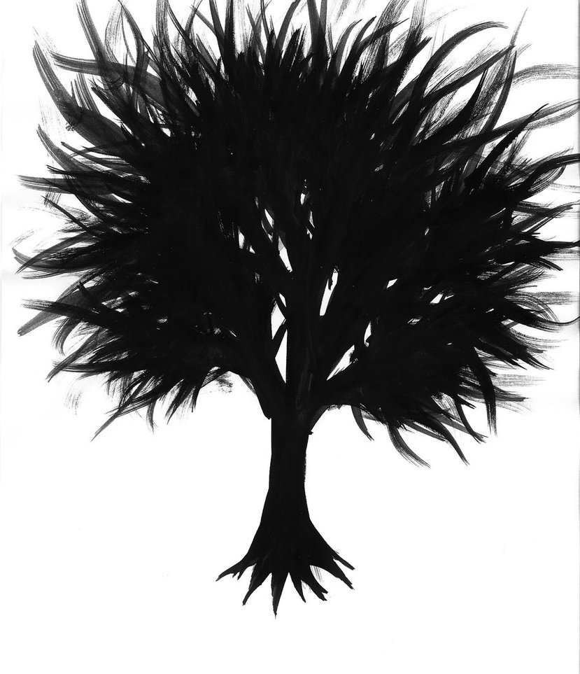 a random black tree by horror-lover on Clipart library