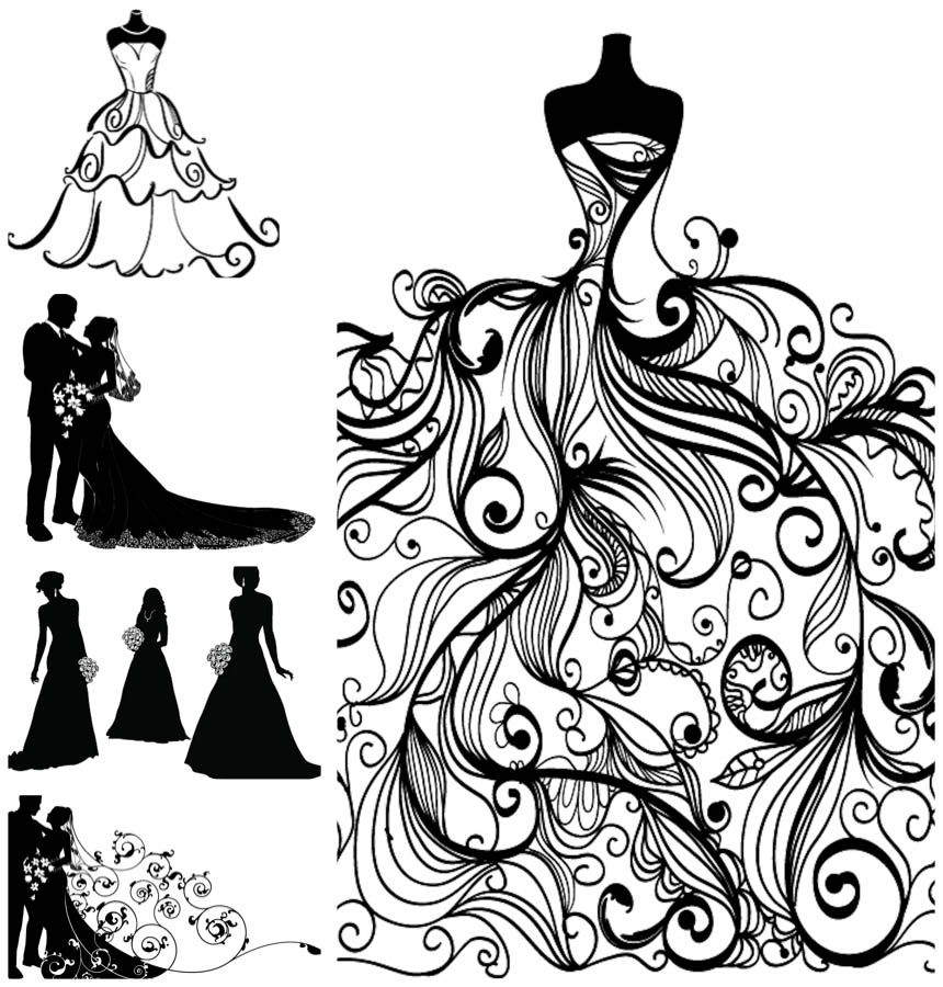 bride-and-groom-silhouette- 