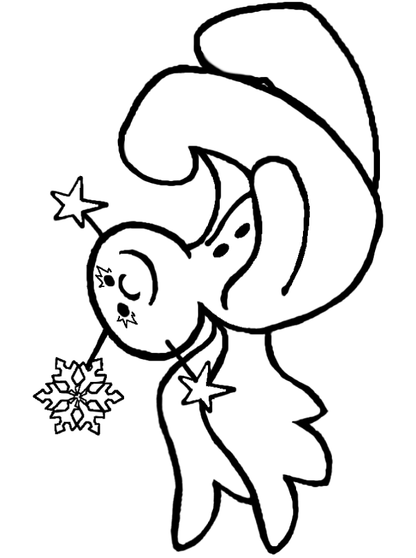 snow angel coloring pages | Coloring Kids