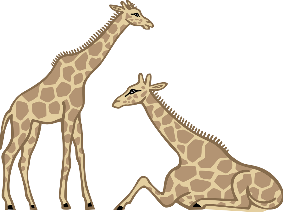 Giraffe Clipart, vector clip art online, royalty free design 