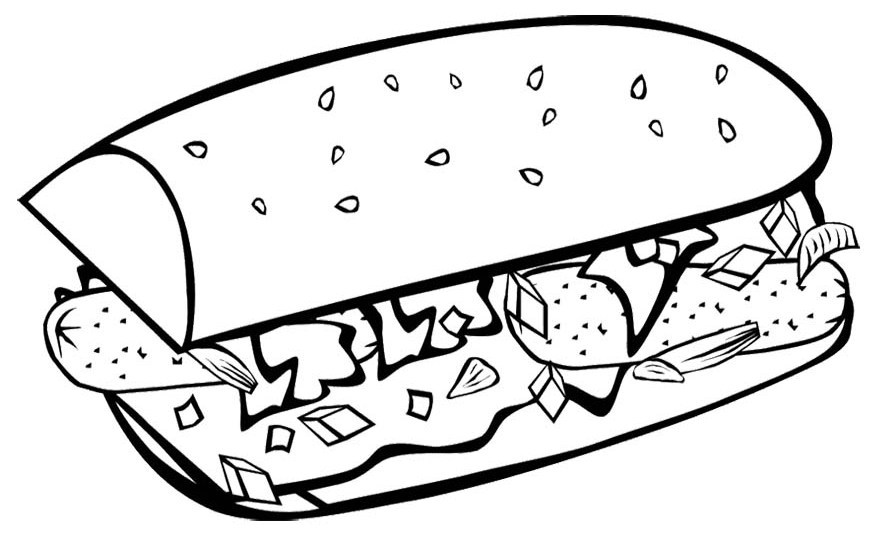breakfast food for kids Colouring Pages