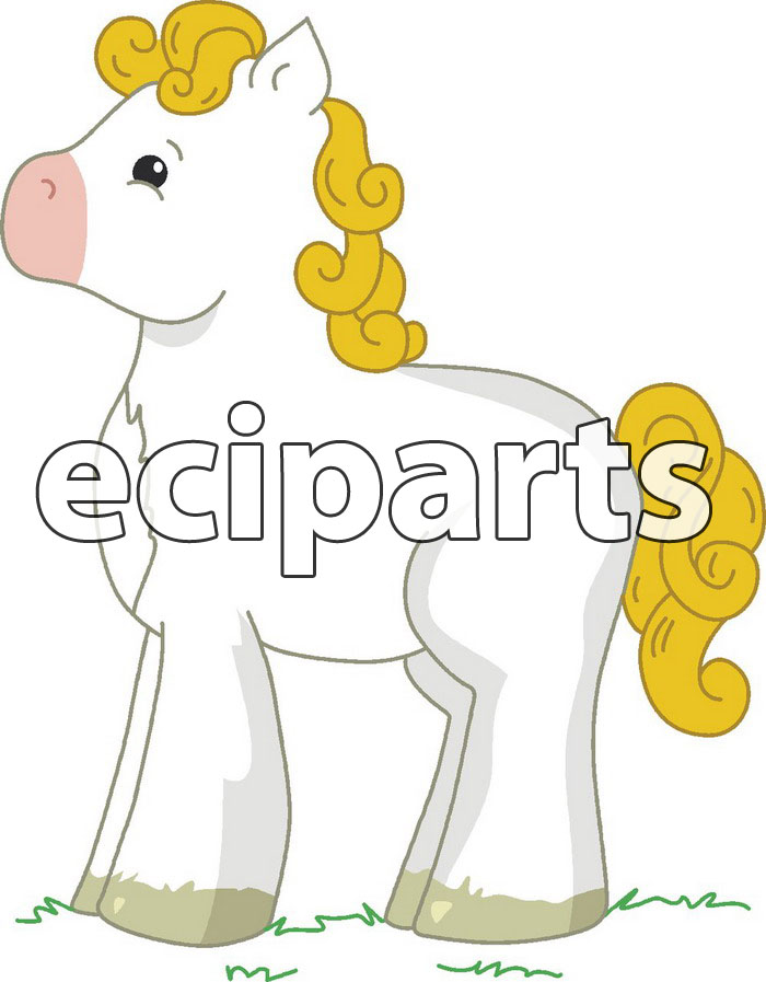 free clip arts: Little baby Horse clip arts