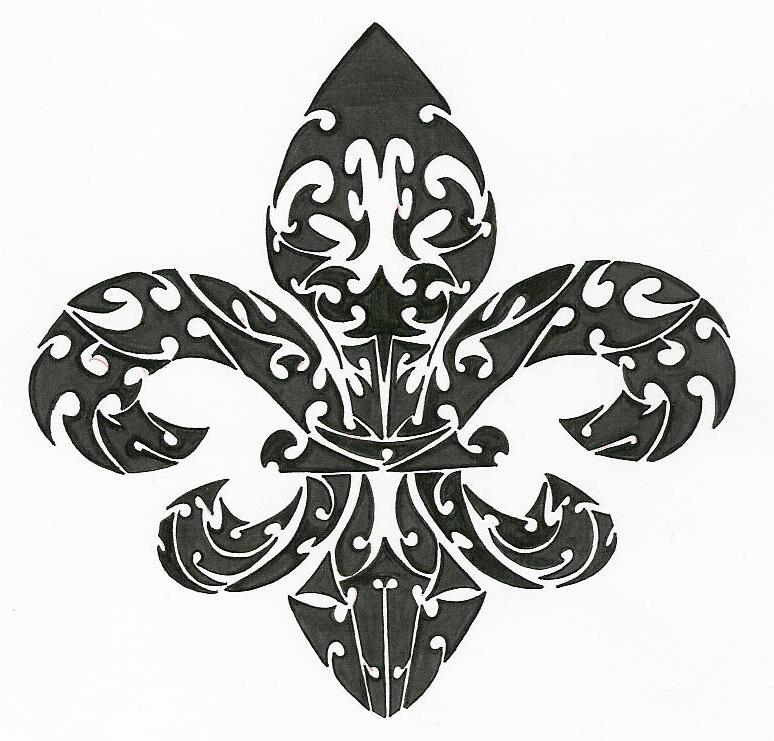Fleur de Lis Tattoo by ladyserenity2002 on Clipart library