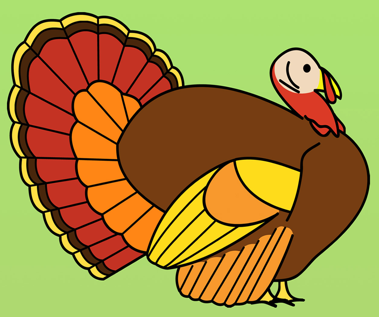 Thanksgiving Turkey Pictures Vol 2 | Download Free Word, Excel, PDF