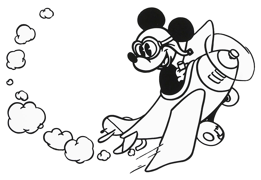 Baby Mickey Mouse Clipart Black And White | Clipart library - Free 