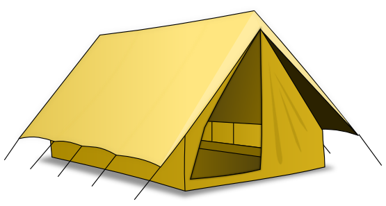 Free to Use  Public Domain Camping Tent Clip Art