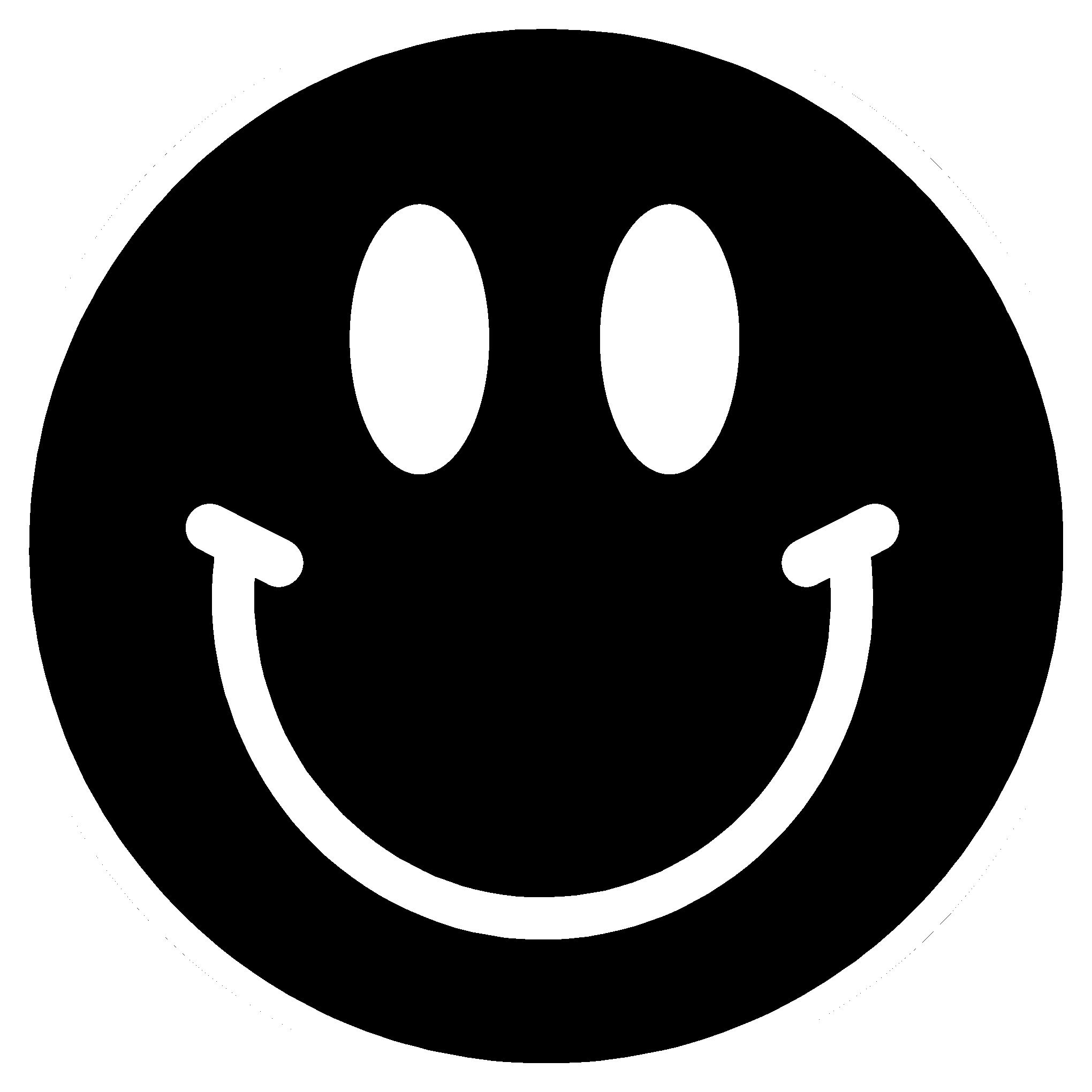 Smiley Face Black Background - Clipart library