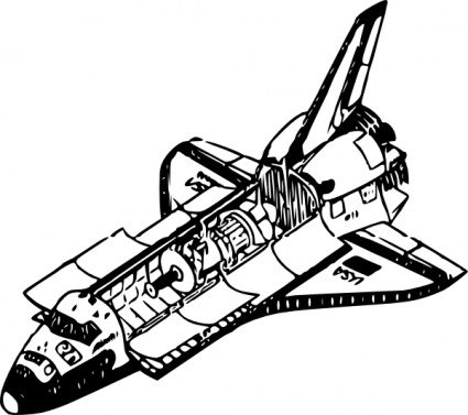 Space Shuttle clip art - Download free Other vectors