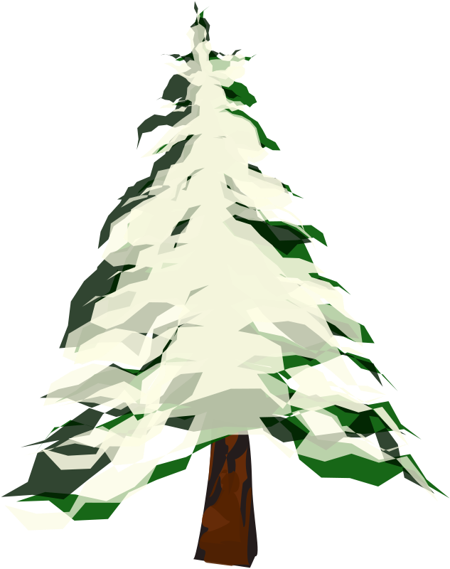 Winter Tree 2 vector clip art download free - Clipart- - ClipArt 