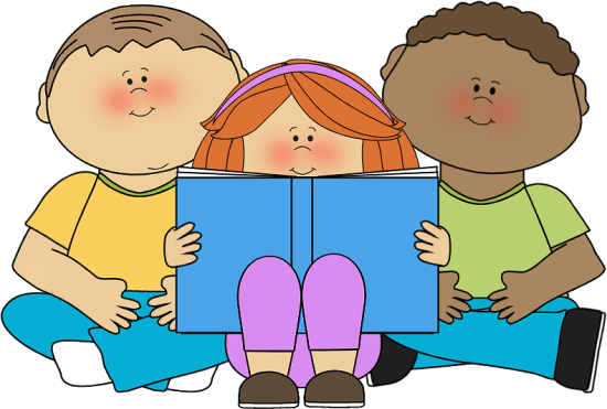 children reading clip art free