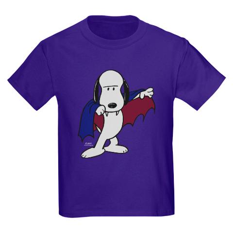 Dracula Snoopy Kids Dark T-Shirt, Peanuts, Halloween