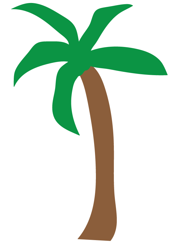 Palm Tree Beach Clip Art - Clipart library