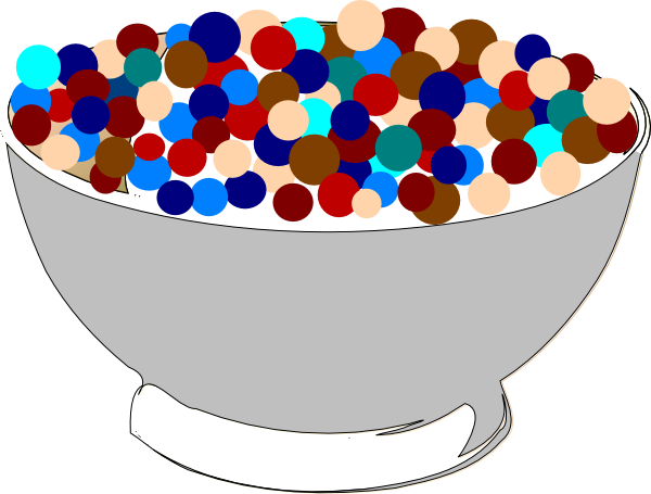 Bowl Of Cereal clip art - vector clip art online, royalty free 