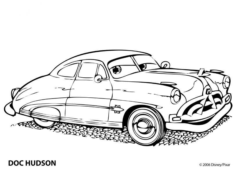Doc Hudson Coloring Page Clip Art Library