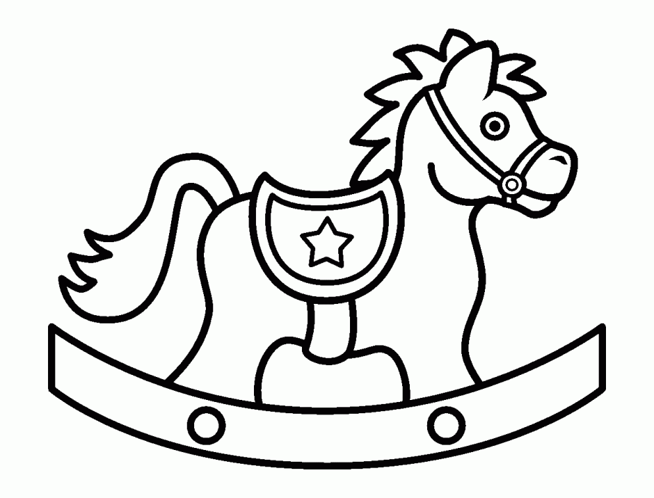 Vector Of A Cartoon Winged Horse Flying Coloring Page Outline By 