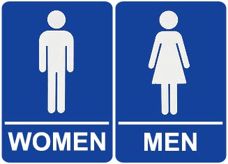 Female Restroom Sign - Clipart library