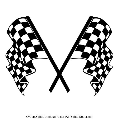 Free Racing Flag Vector | Download Vector